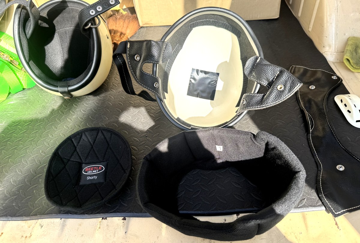 オーシャンビートルSHORTY4の内装を取り外して分解した状態